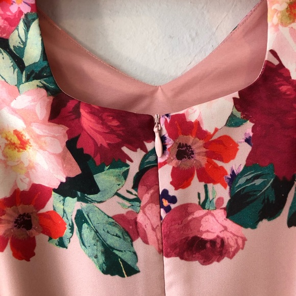 Yumi Kim Pink fit and flare bell sundress sz UK 10 - Picture 12 of 16